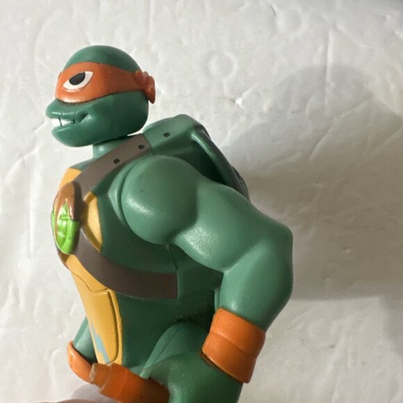 TESTED Rise Of Teenage Mutant Ninja Turtles Michaelangelo Pop-up Figure 5.5” - Picture 6 of 7